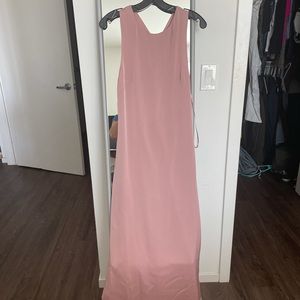 BCBG maxazria evening dress. In dusty pink never been used. Size small